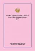 SAARC Regional Training Manual on Pediatric Tuberculosis