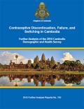 Contraceptive Discontinuation, Failure, and Switching in Cambodia