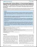 Expanding HIV Testing Efforts in Concentrated Epidemic Settings: A Population-Based Survey from Rural Vietnam