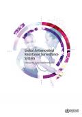 Global Antimicrobial Resistance Surveillance System (GLASS) - Manual for Early Implementation