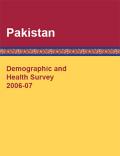 Pakistan: Demographic and Health Survey 2006-07