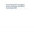 Second Generation Surveillance Survey of Akavaine and MSM in Cook Islands 2009