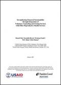 Strengthening Financial Sustainability through Integration of Voluntary Counseling and Testing Services with Other Reproductive Health Services