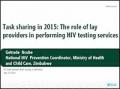 Task Sharing in 2015: The Role of Lay Providers in Performing HIV Testing Services