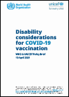 Disability Considerations for COVID-19 Vaccination