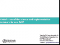 Global State of the Science and Implementation Summary for Oral PrEP